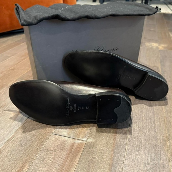 NEW Robert Clergerie Dark Brown Men's Calf Leather Oxfords (size 42 / US 9) - Picture 4 of 10